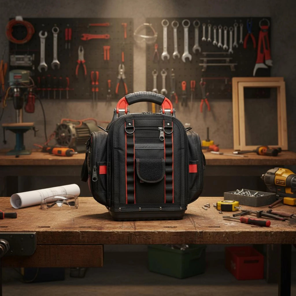 Heavy Duty Tool Backpack – Wear-Resistant Tool Bag for Contractors