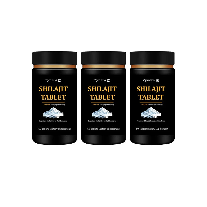 Shilajit Ashwagandha Black Maca Men’s Health Capsules — Energy, Stamina & Vitality Support