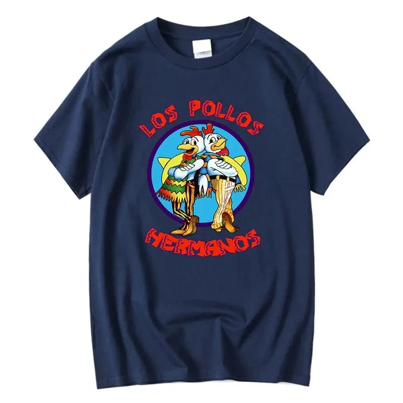 Los Pollos Hermanos Funny Graphic T-Shirt — Breaking Bad Fan Tee