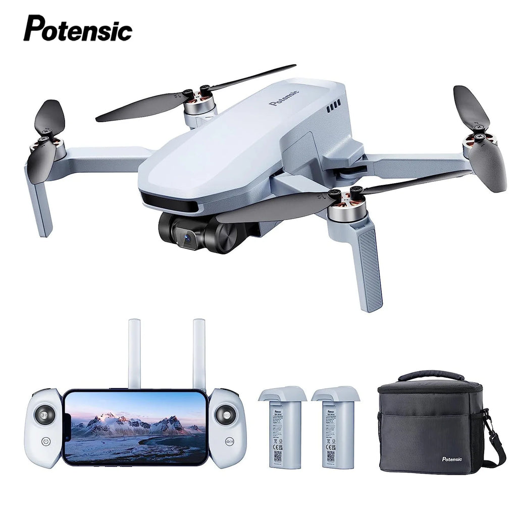 Potensic Atom SE 4K GPS Drone — Under 249g, Single Axis Gimbal, 4km Range, 29-Min Flight Time