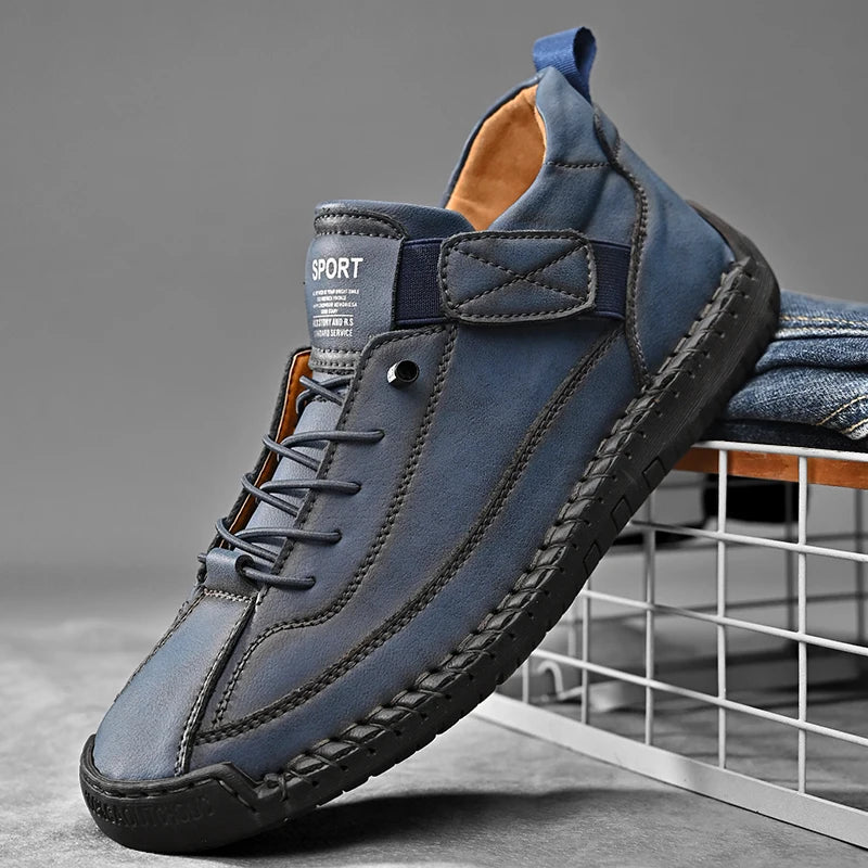 Men's Breathable Lace-Up Casual Shoes