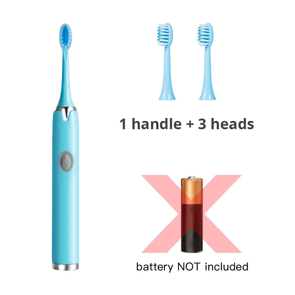 Tongwode Sonic Electric Toothbrush – IPX7 Waterproof, Soft Bristle, 3 Modes, Replaceable Heads