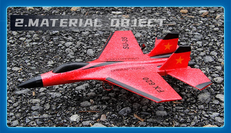 SU35 2.4G RC Foam Fighter Glider Airplane – Remote Control EPP Fixed Wing Plane
