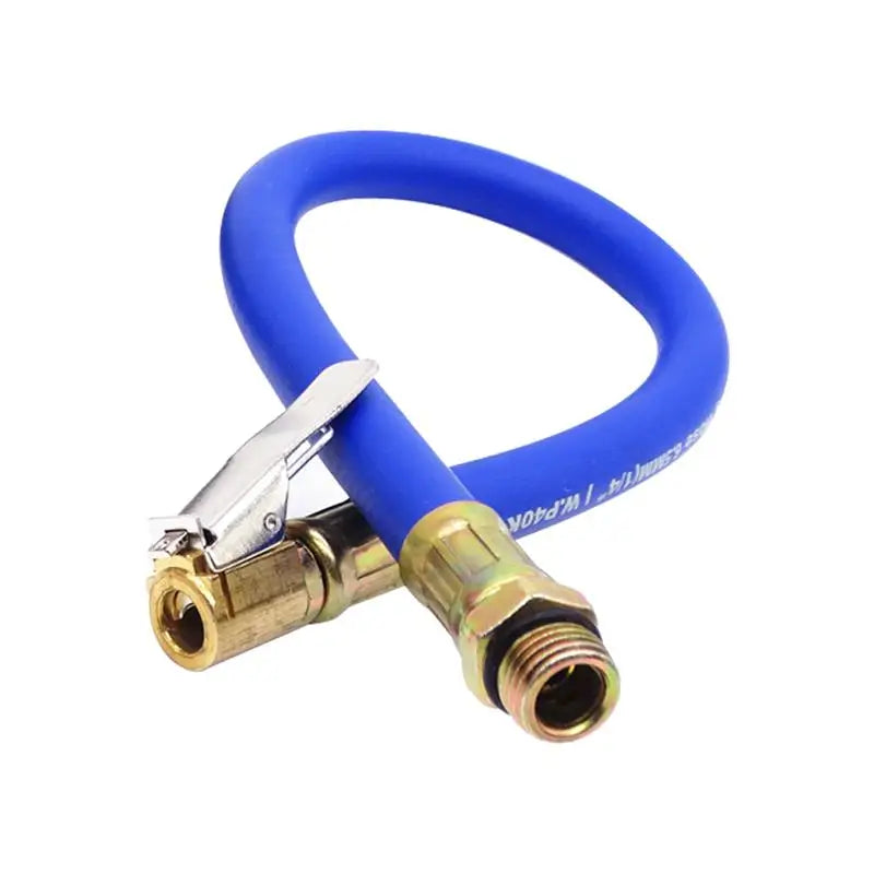 Tire Inflator Hose Extension with Locking Air Chuck