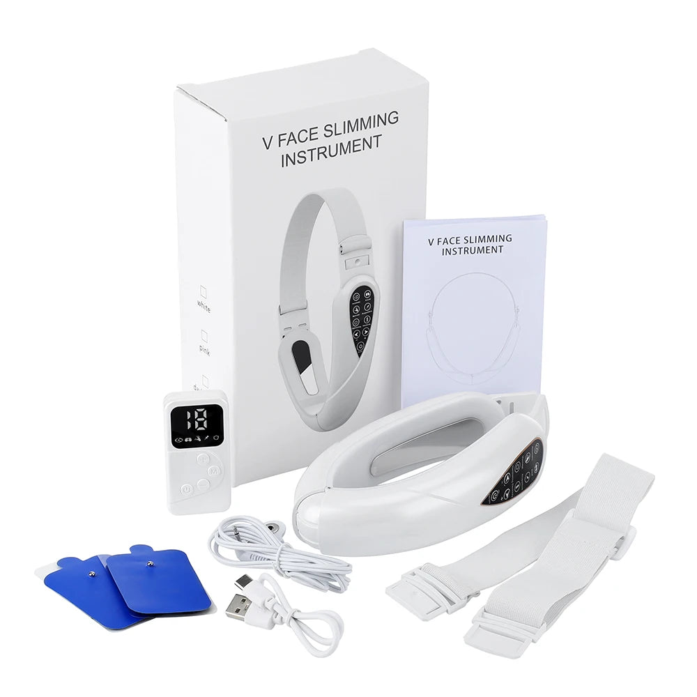 Hailicare V-Face Lifting Massager – Rechargeable Facial Slimming Device with Remote Control