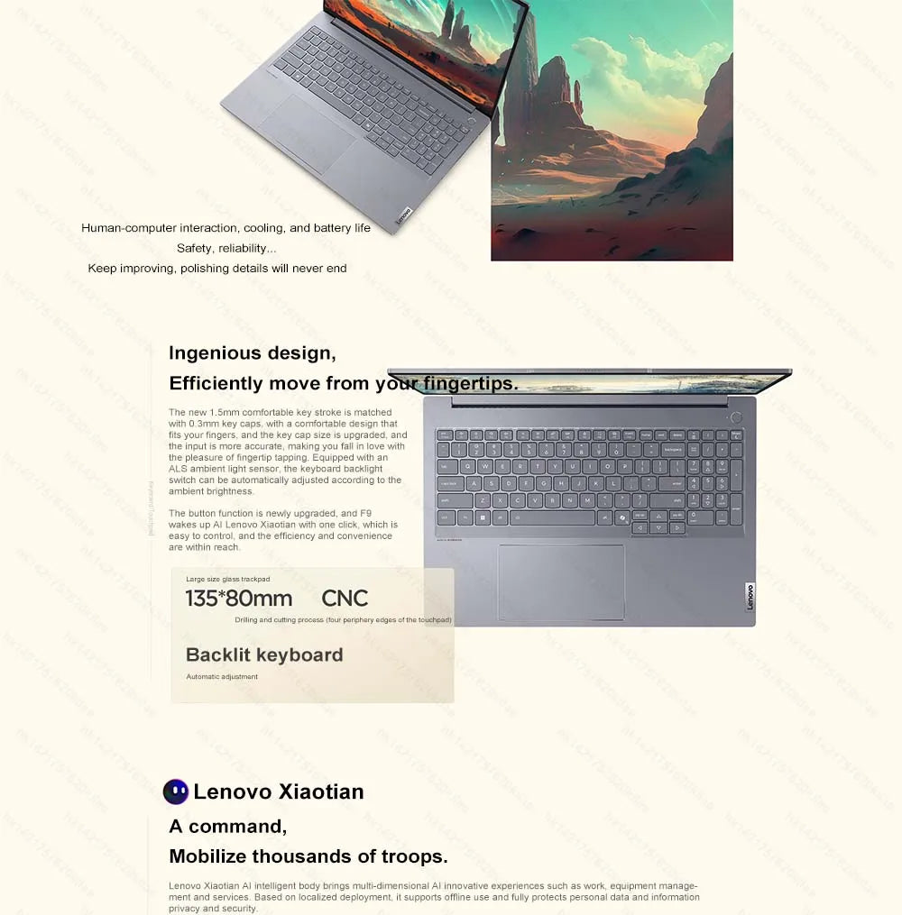 Lenovo ThinkBook 16+ 2025/2026 – AMD Ryzen 7, 24GB/32GB DDR5, 512GB/1TB SSD, 16" 2.5K/3.2K 120Hz/165Hz