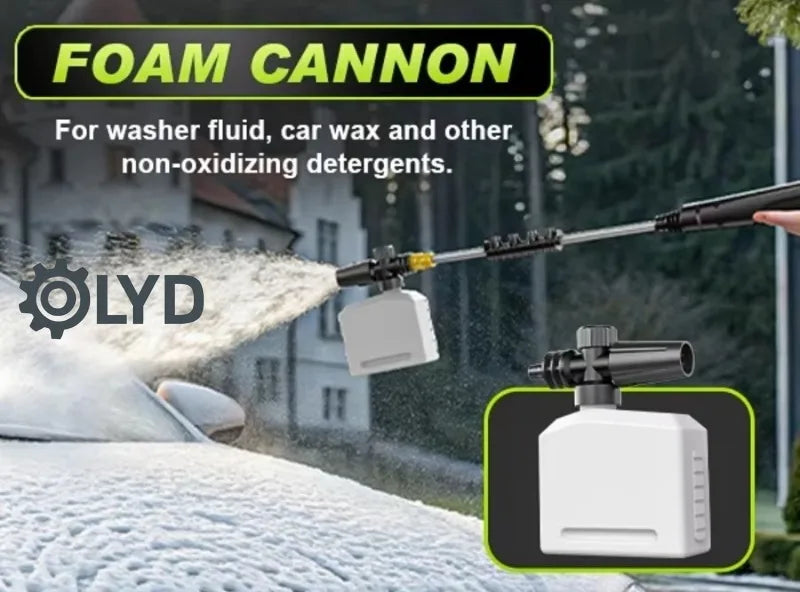 Electric Pressure Washer – Four Nozzles & Foam Cannon