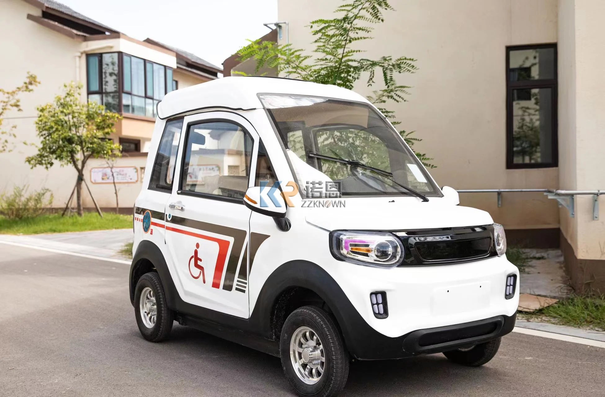 4-Wheel Electric Mini Car for Adults — Customizable Mobility Vehicle & Cargo Scooter