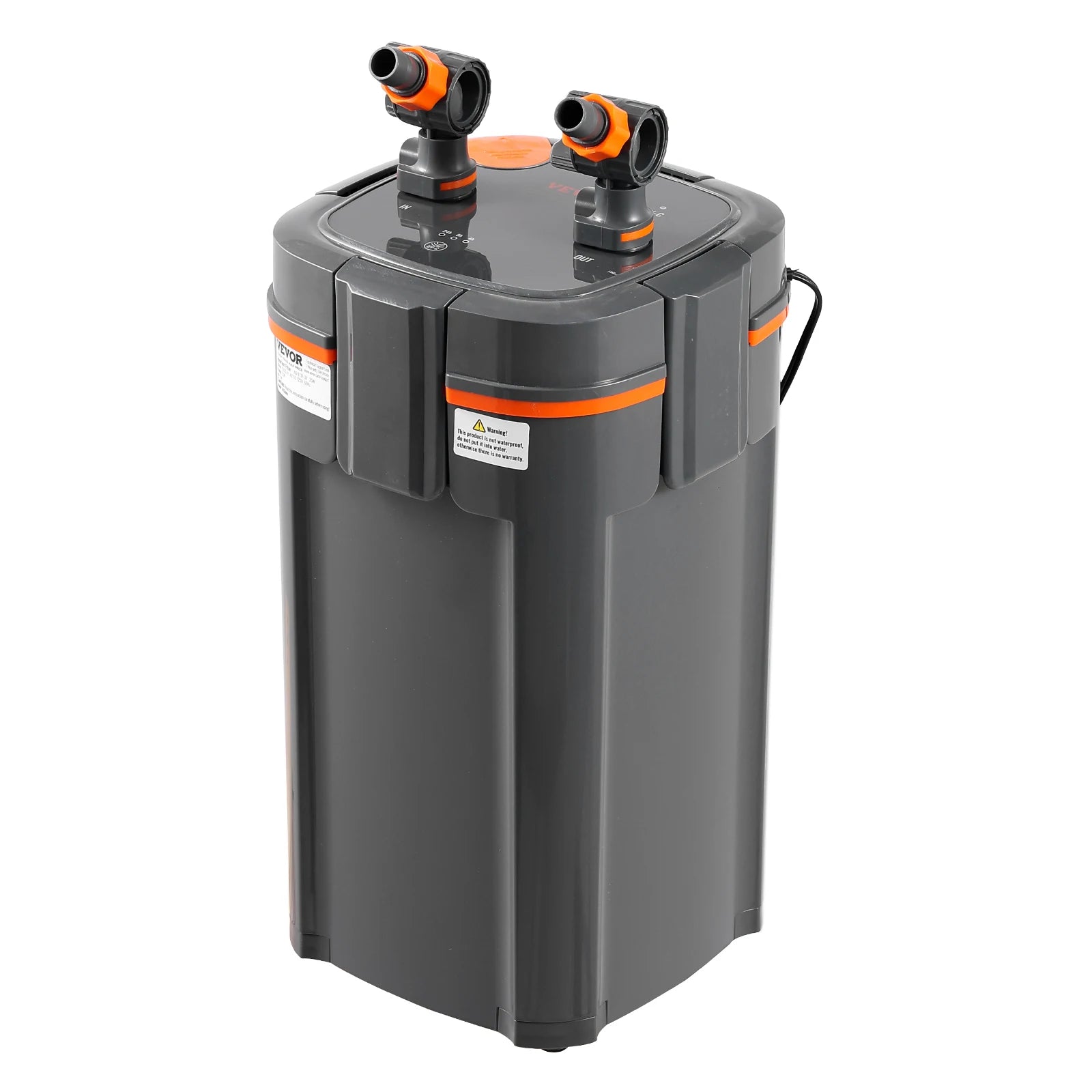 Aquarium Canister Filter 264GPH — 3-Stage Ultra-Quiet with UV Protection for Fish Tanks