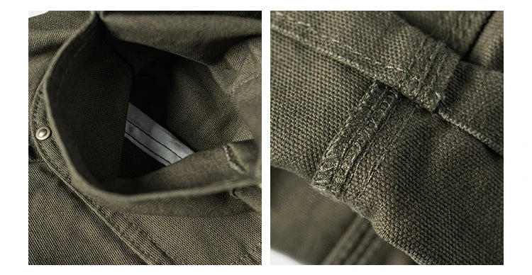 Double Knee Canvas Work Pants – Men's Heavyweight Cotton Carpenter Pants