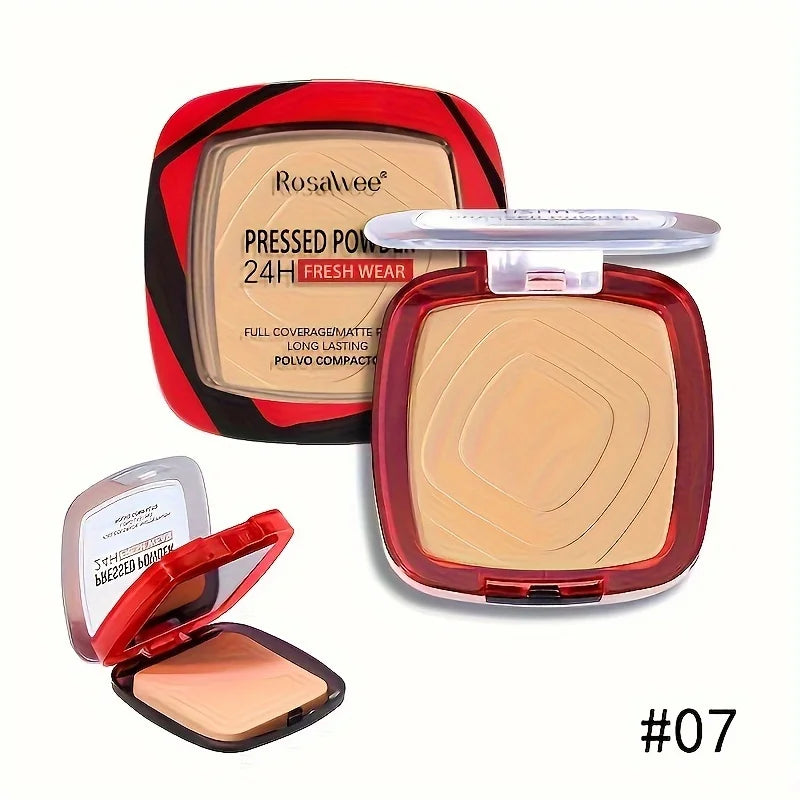 Matte Full Coverage Pressed Powder Foundation — 24H Oil Control