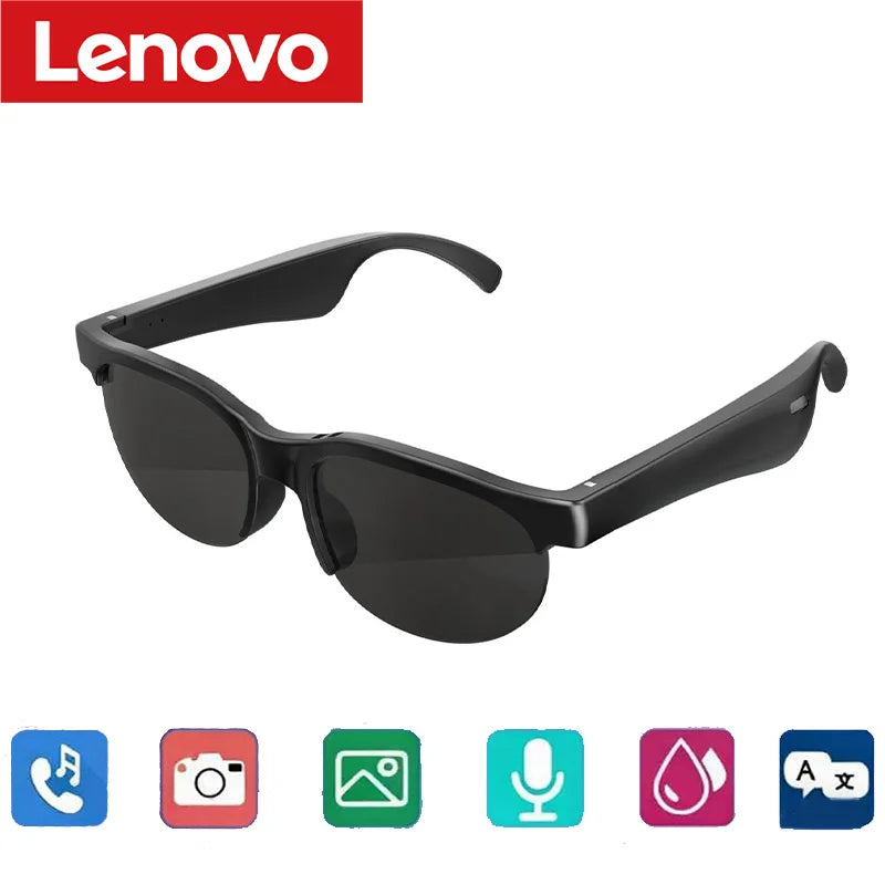 Lenovo XG88 Pro Smart Glasses – AI Translation, Bluetooth 5.3, Music & Calls for Men & Women