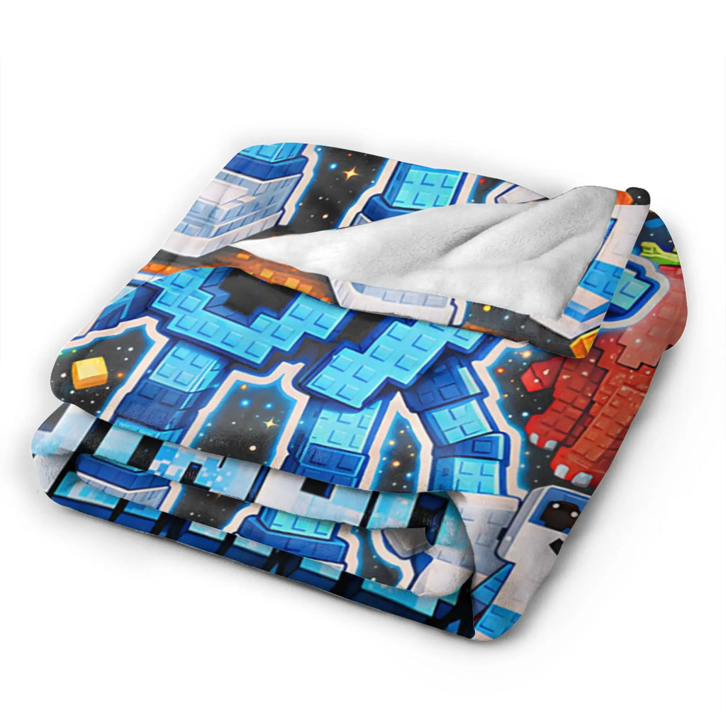Brainrot Meme Flannel Blanket – Warm Novelty Throw for Bedroom, Sofa & Bed, Multiple Sizes