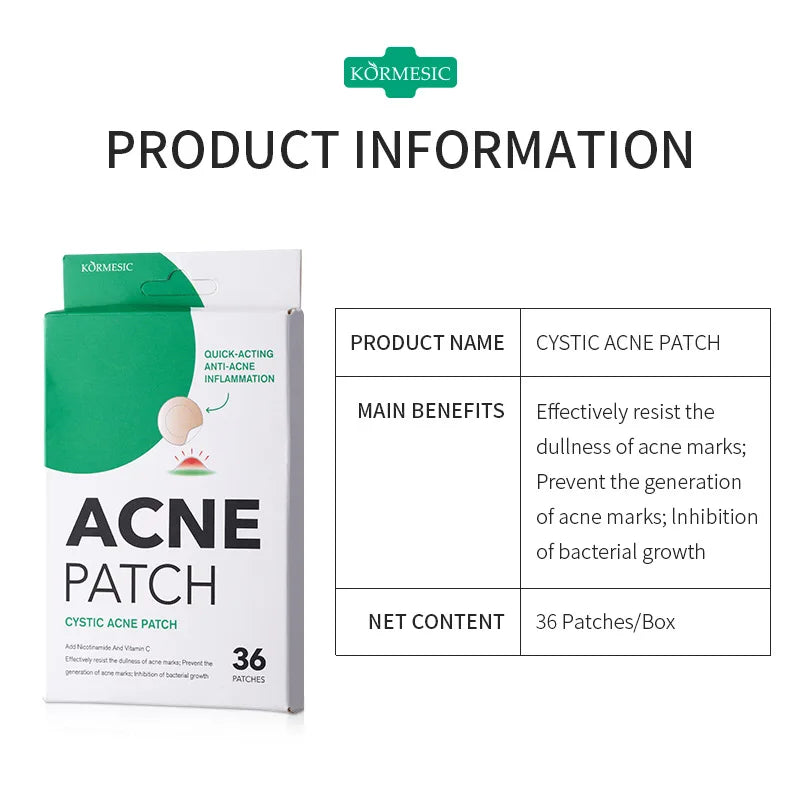 Invisible Acne Pimple Patch — Concealer Spot Stickers for Clear Skin