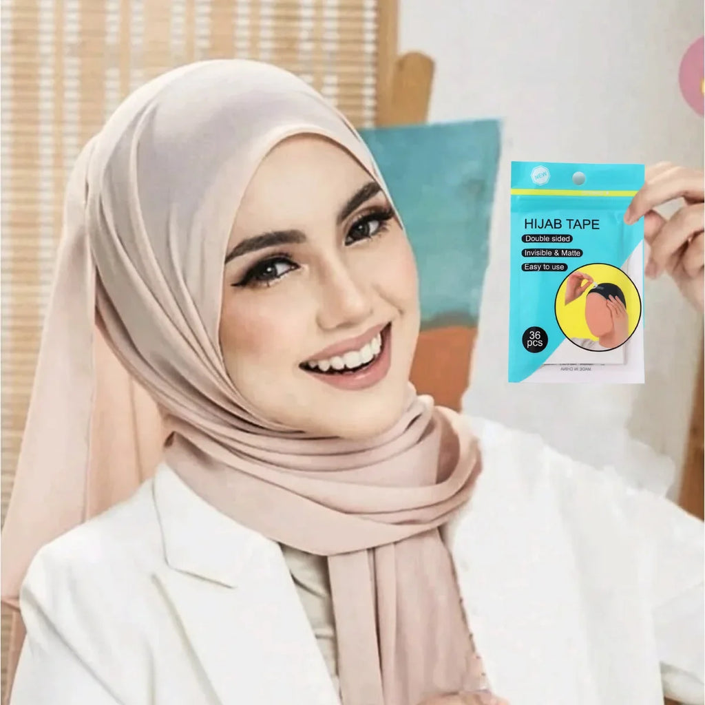 Double-Sided Body Tape 36-Pack — Invisible Waterproof Adhesive for Dresses, Hijab & Swimwear