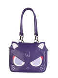 miyagawa Cat Pattern Waterproof Ita Underarm Crossbody Bag – Multi-Function Kawaii Shoulder Bag for Women