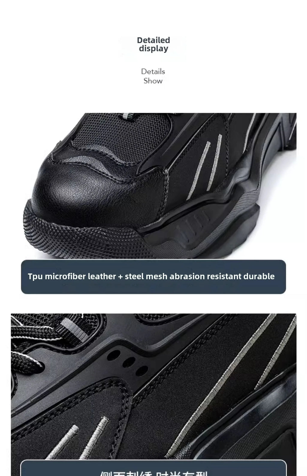 Steel Toe Safety Sneakers – Kevlar Anti-Puncture Insulated Work Shoes