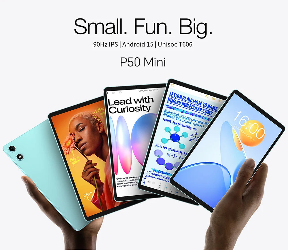 Teclast P50 Mini 8.7" Android 15 Tablet – 12GB RAM, 128GB, 90Hz, Widevine L1