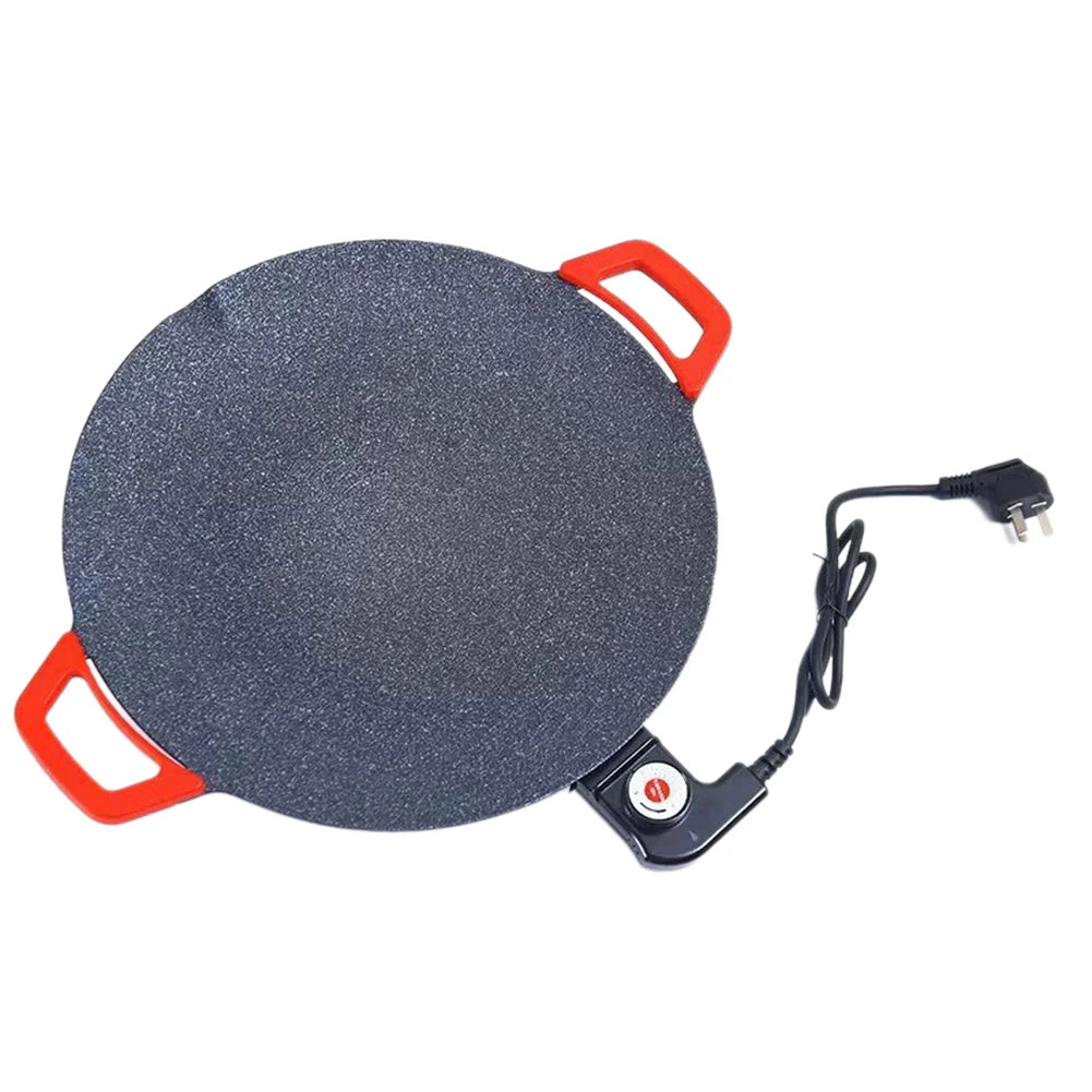 Electric Indoor Non-Stick BBQ Griddle Pan – Portable Countertop Grill for Family Gatherings