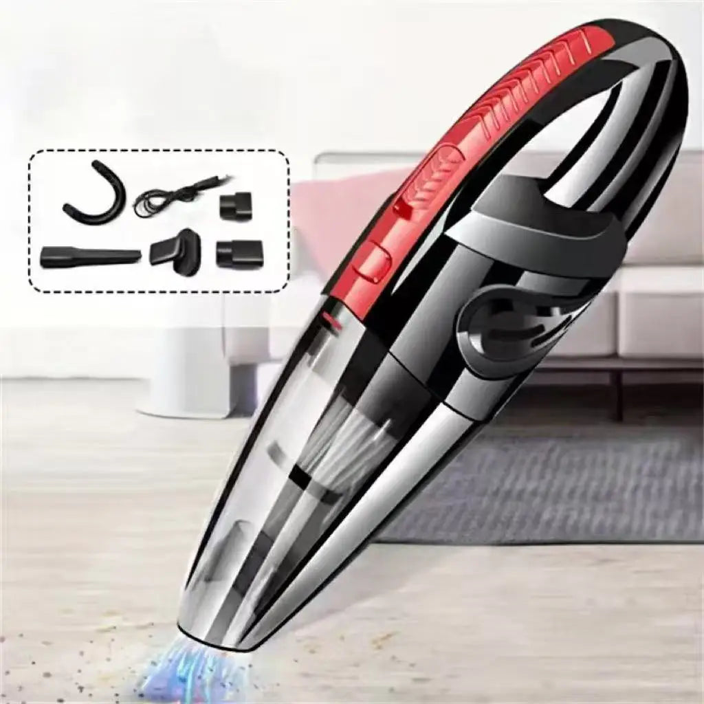 Portable Wireless Handheld Vacuum Cleaner – Powerful Suction for Car, Home & Pet Hair