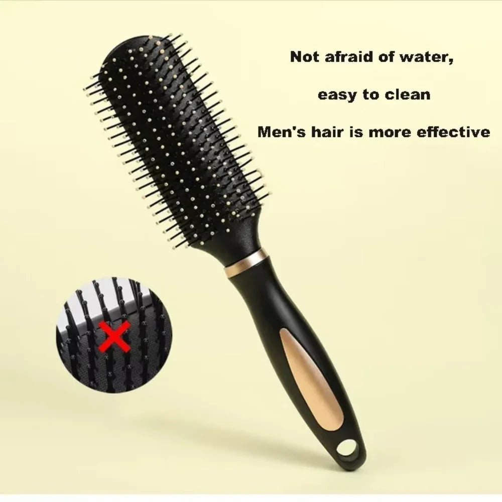 Air Cushion Hairbrush – Soft Nylon Bristle Scalp Massage Detangler for Wet & Dry Hair