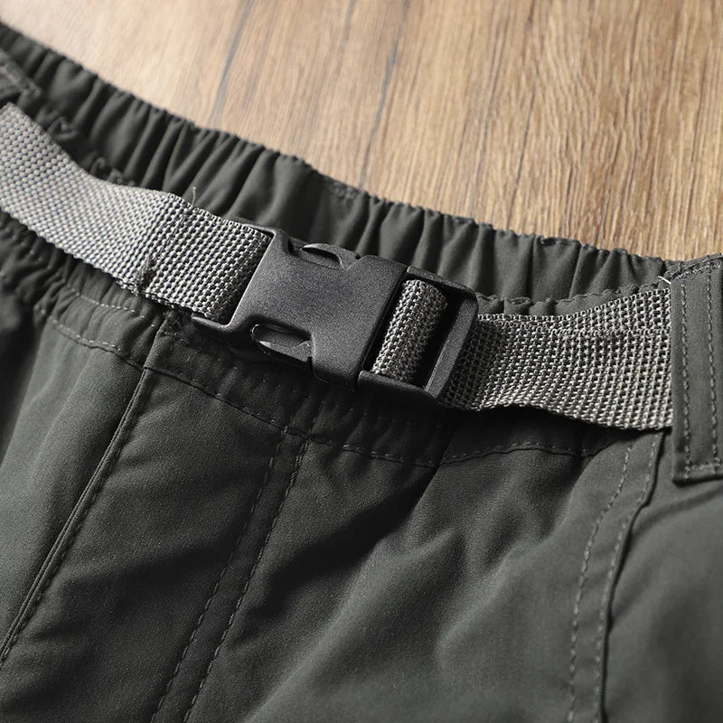 Men's Fleece-Lined Waterproof Hiking Pants — Loose Windproof Outdoor Workwear