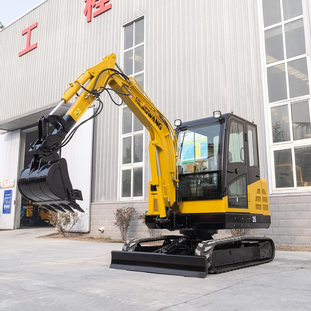 Mini Excavator 3.5 Ton Digger EPA/CE 1 Euro Crawler Excavator For Home Diesel Agricultural Tractor Chinese Sale Diggers Custom