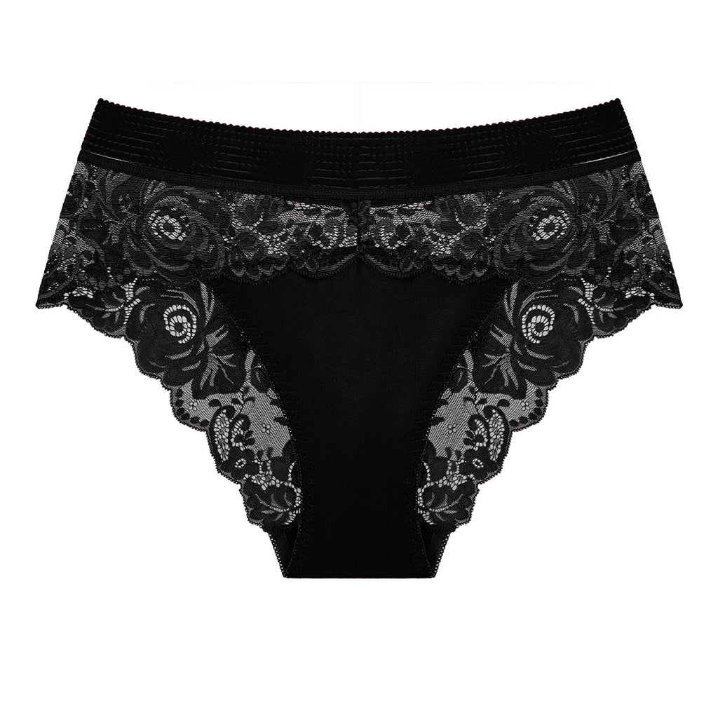 Women's Low Waist Floral Lace Panties | Comfortable Soft Briefs Underwear