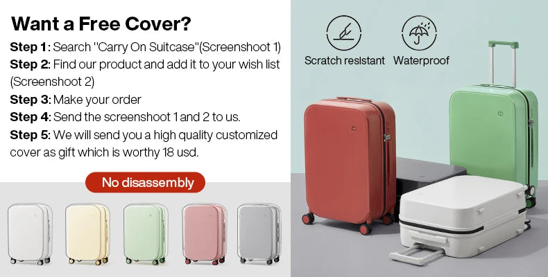 Mixi PC Luggage – Patent Design Spinner Suitcase