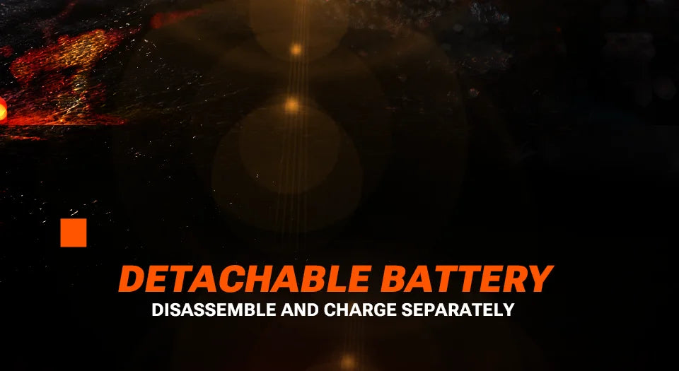 Cordless Car Vacuum & Blower – Detachable Battery & LED