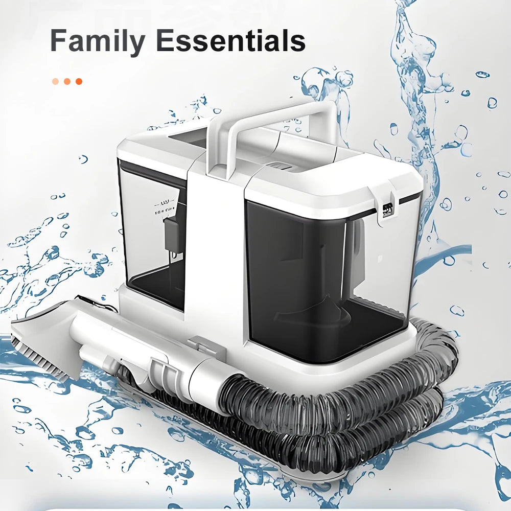 Tungfull All-in-One Carpet & Curtain Vacuum Cleaner — Multifunctional Fabric Cleaning Machine for Sofa, Vacuuming & Washing