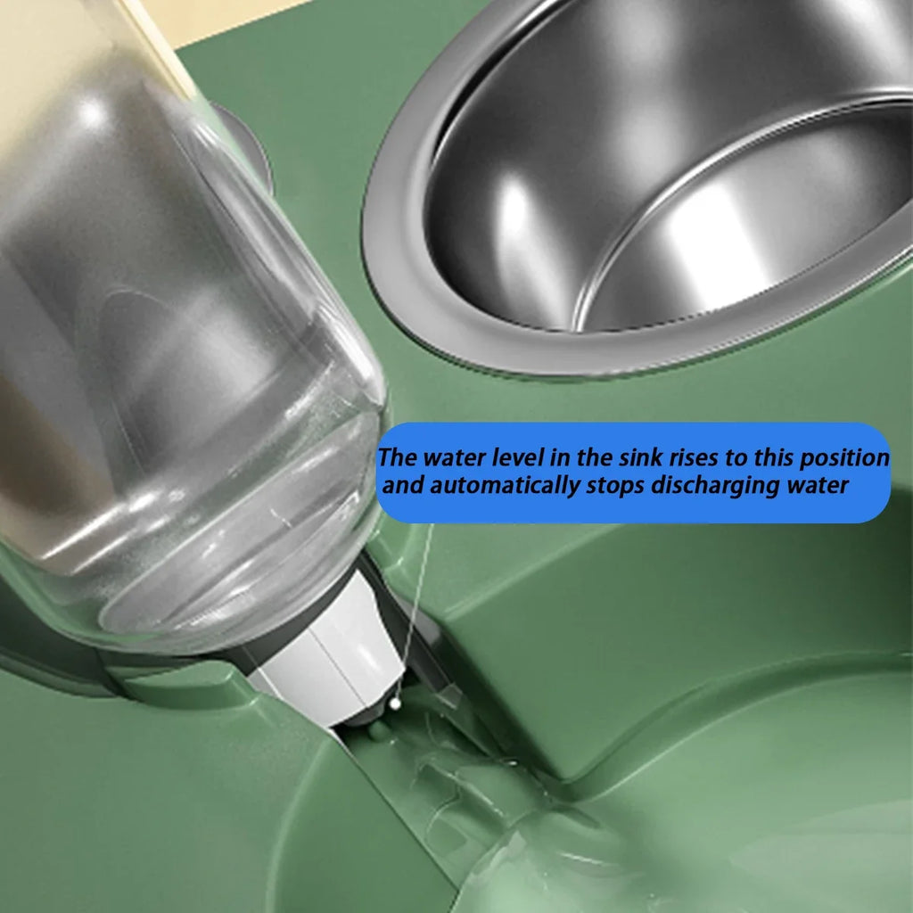 Non-Slip Stainless Steel Dog & Cat Food Bowl
