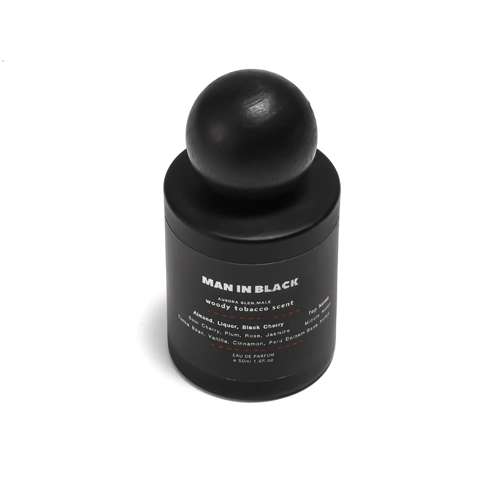 Black Noir Tobacco & Leather Men’s EDP 50ml – Woody Rum Tonka Bean Spicy Amber Cologne