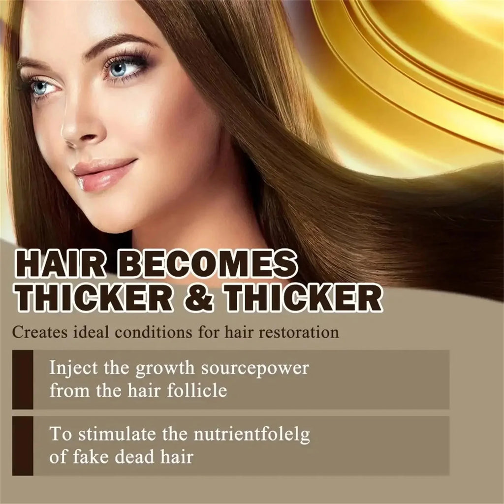 Black Rice Fast Hair Growth Serum Spray for Men Women Anti-loss Hair Regrowth Essential Oil Scalp Treatment Hair Care Products