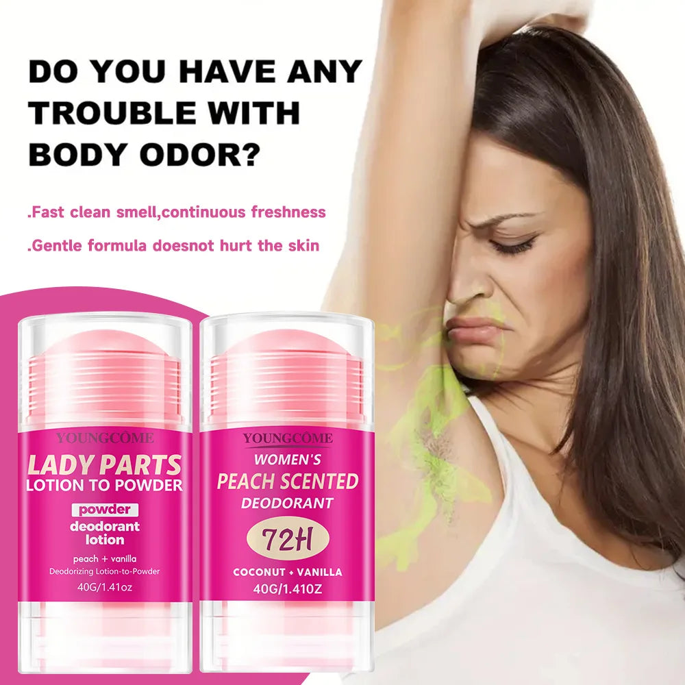 Honey Peach Antiperspirant Deodorant Stick 40g – Underarm Odor Remover