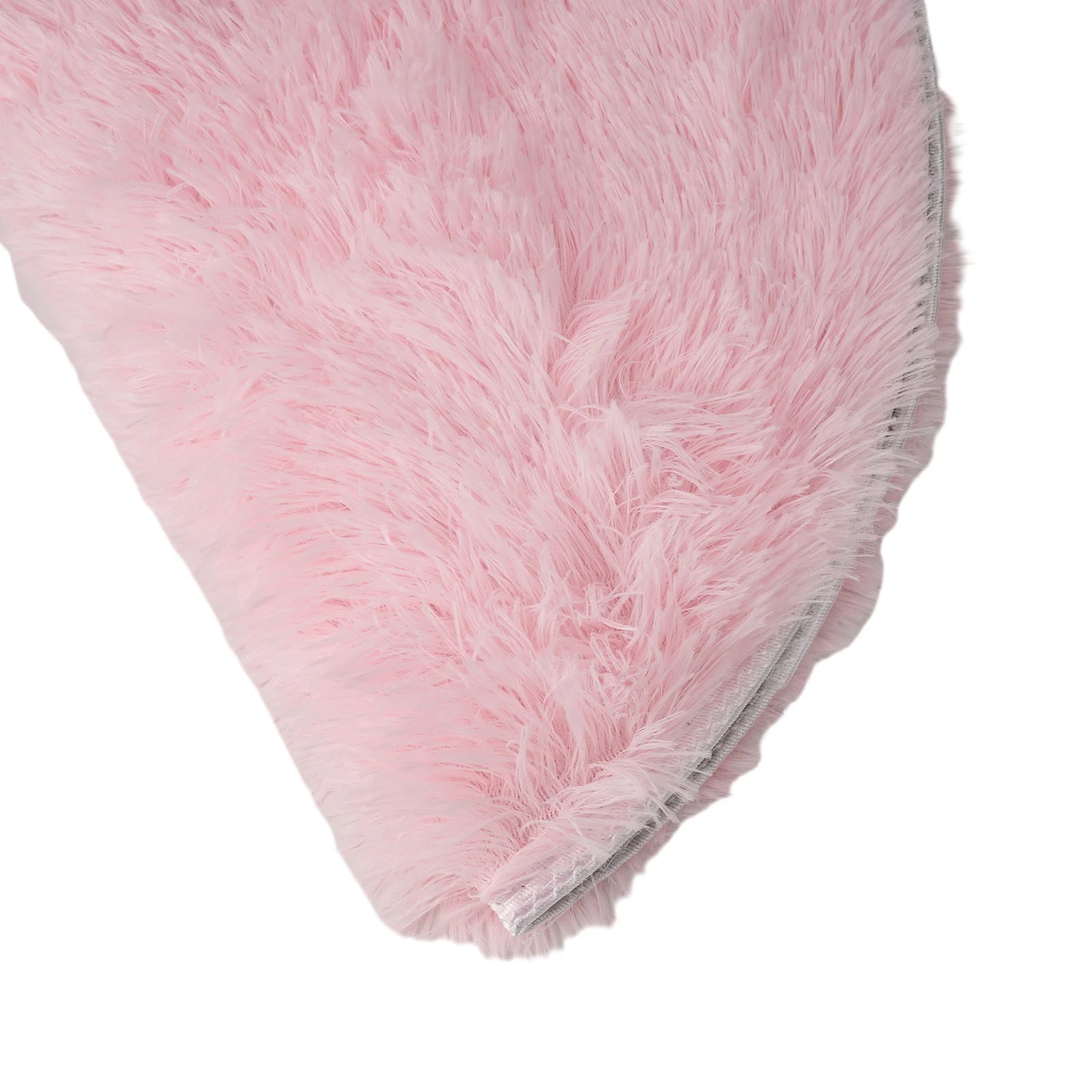 Super Soft Shaggy Area Rug – Anti-Slip 4cm Pile Round Rug for Living Room & Bedroom, 12 Colors & 3 Sizes