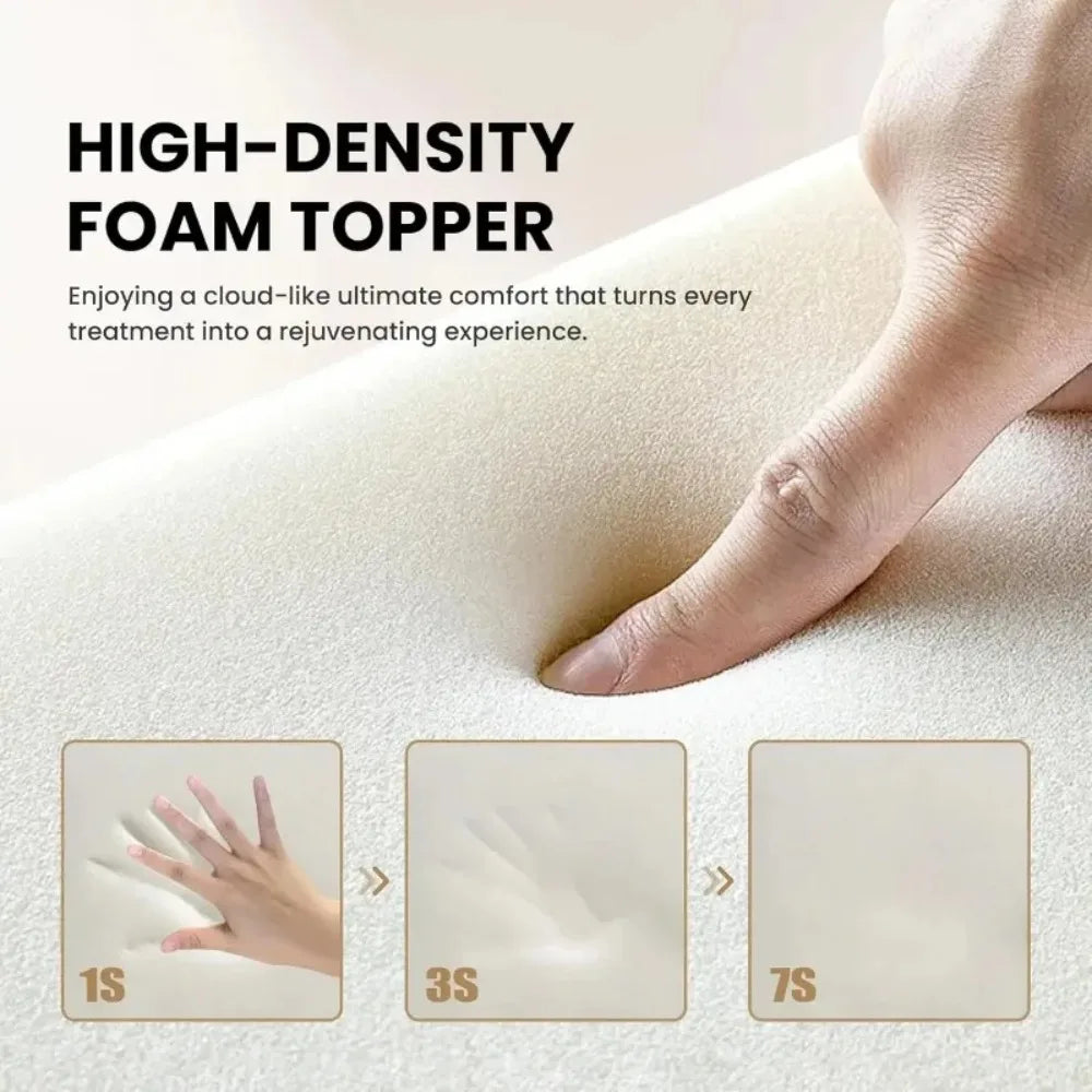 Premium Lash Bed Foam Topper – Ergonomic Contoured Cushion for Beauty Salon & Spa