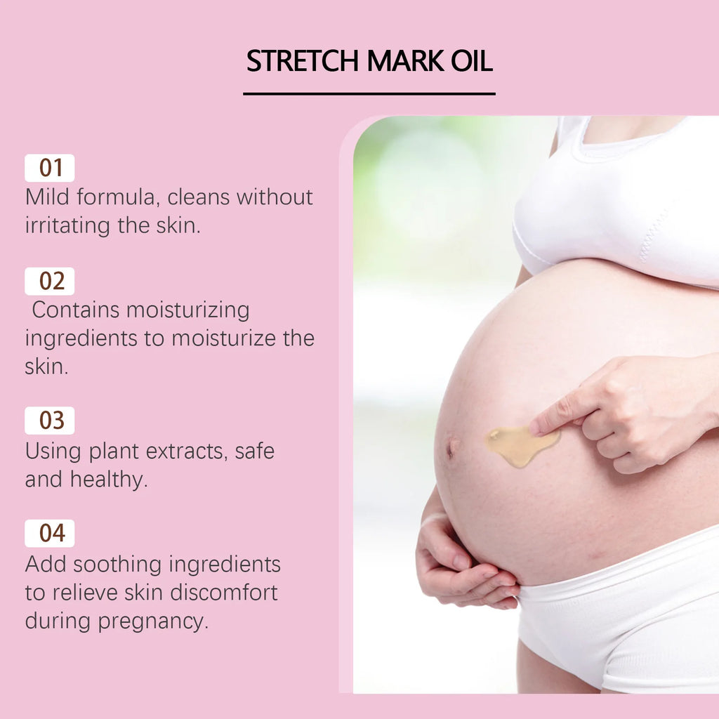 EELHOE Vitamin E Skin Care Oil — Pregnancy Stretch Mark Removal & Firming Collagen Body Oil 100ml