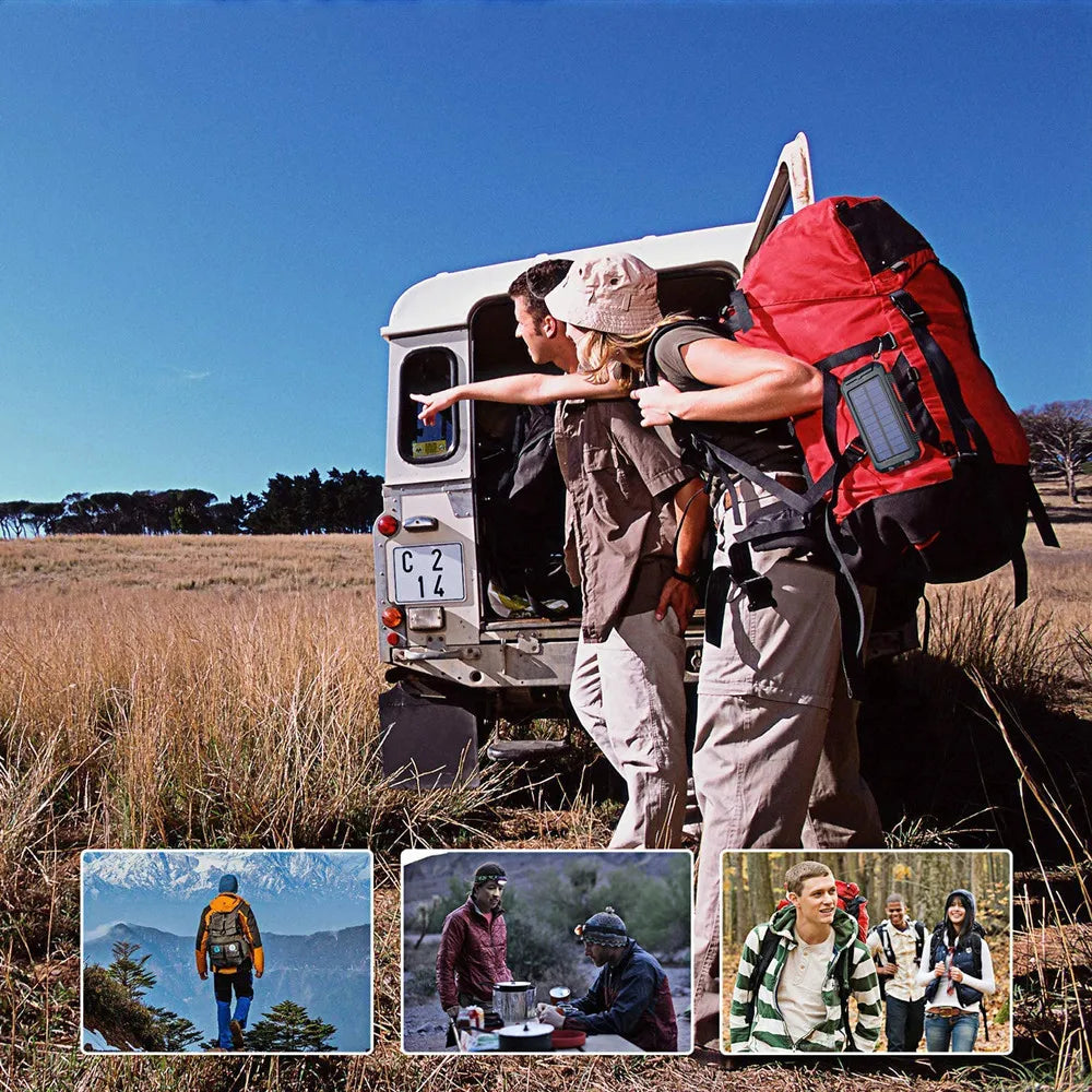 Solar Power Bank 80000mAh — Portable Outdoor Charger with Solar Panel