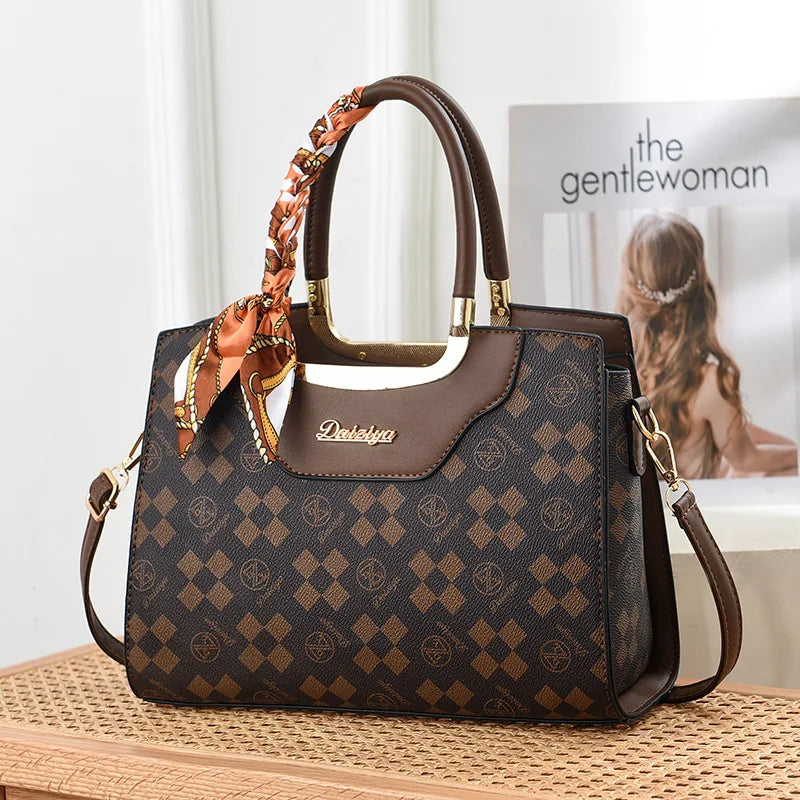 Luxury Embroidered Floral Soft PU Leather Crossbody Shoulder Bag – Casual Designer Handbag for Women