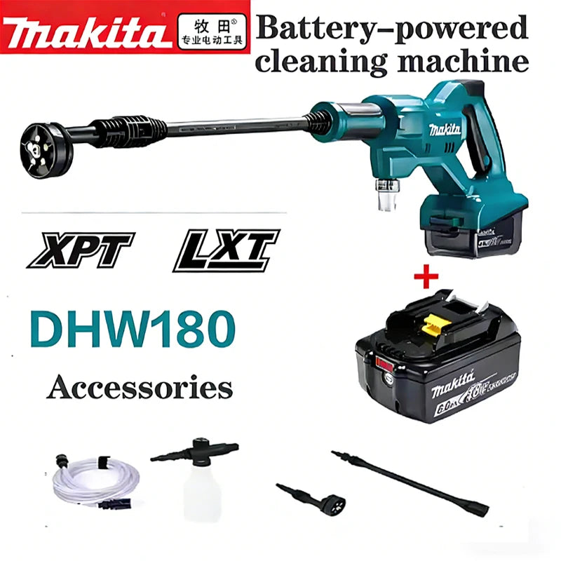 Makita DHW180 18V Cordless High Pressure Washer – Portable Battery-Powered Cleaning Tool