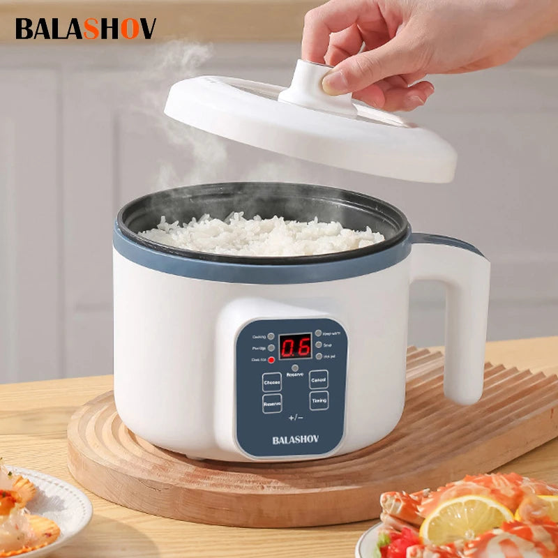 1.7L Electric Rice Cooker – Non-Stick, Single/Double Layer, 220V Smart Mechanical MultiCooker for Home
