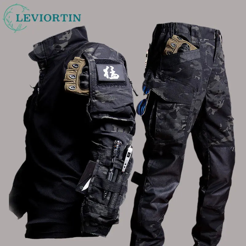 Men's Outdoor Workwear Jacket and Pants Set