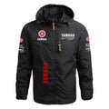 Yamaha Men's Motorcycle Tactical Jacket — Windproof Waterproof Hooded Moto Biker Coat