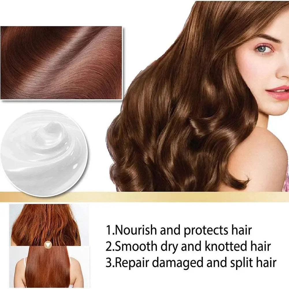 Magical Keratin Hair Mask 5 Seconds Repair Damage Frizzy Treatment Scalp Hair Root Shiny Balm Straighten Soft Hair Care Products
