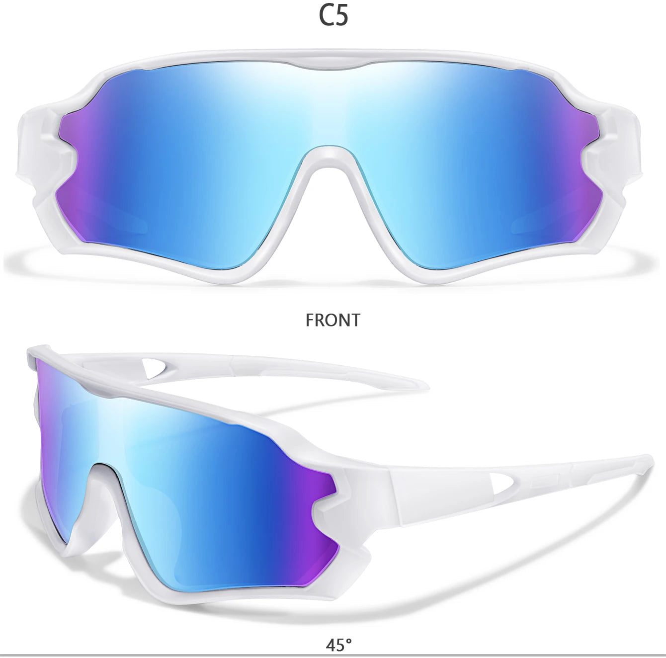 Kids UV400 Cycling Sunglasses — Ages 9–15