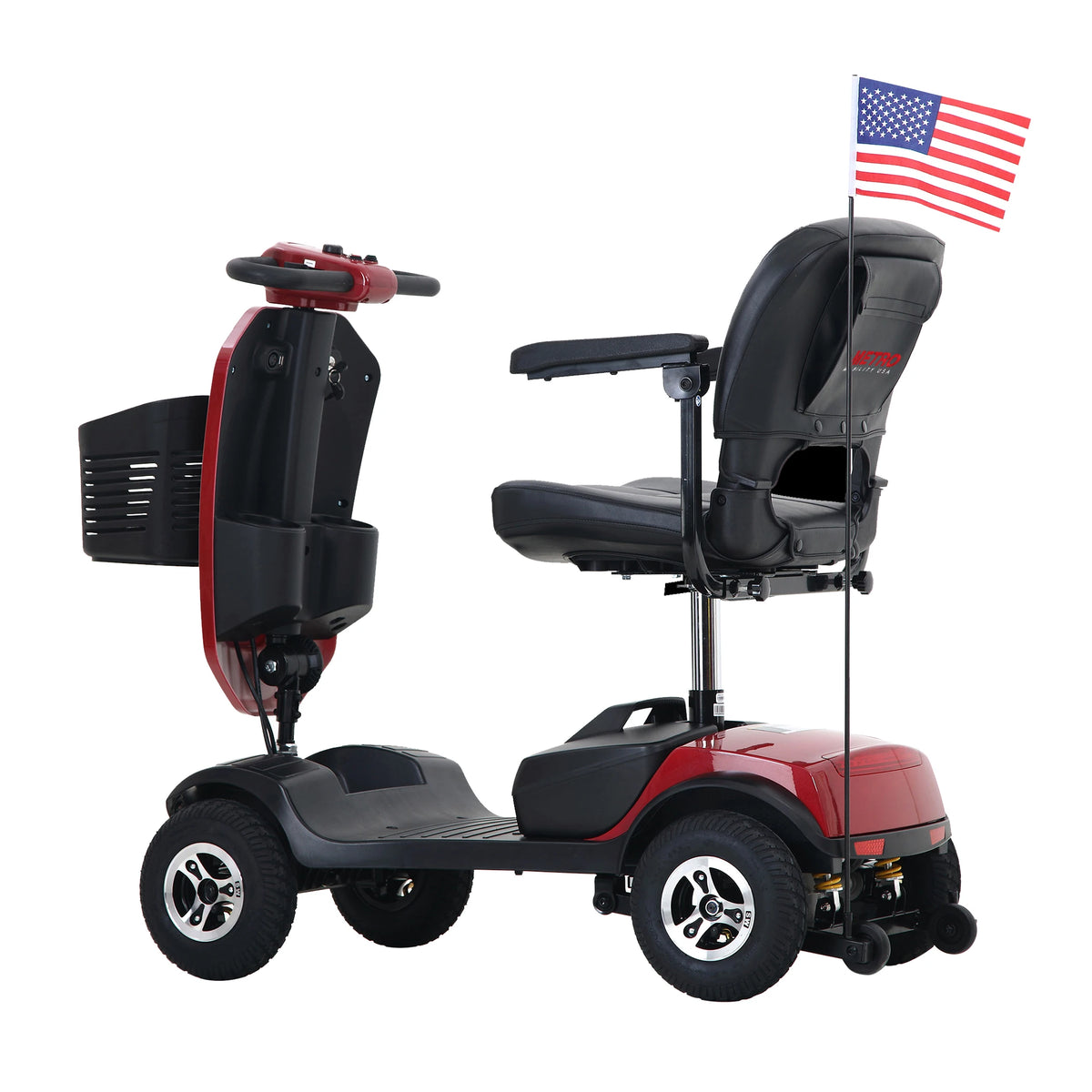 4-Wheel Mobility Scooter with Windshield – 300W, 10-Mile Range