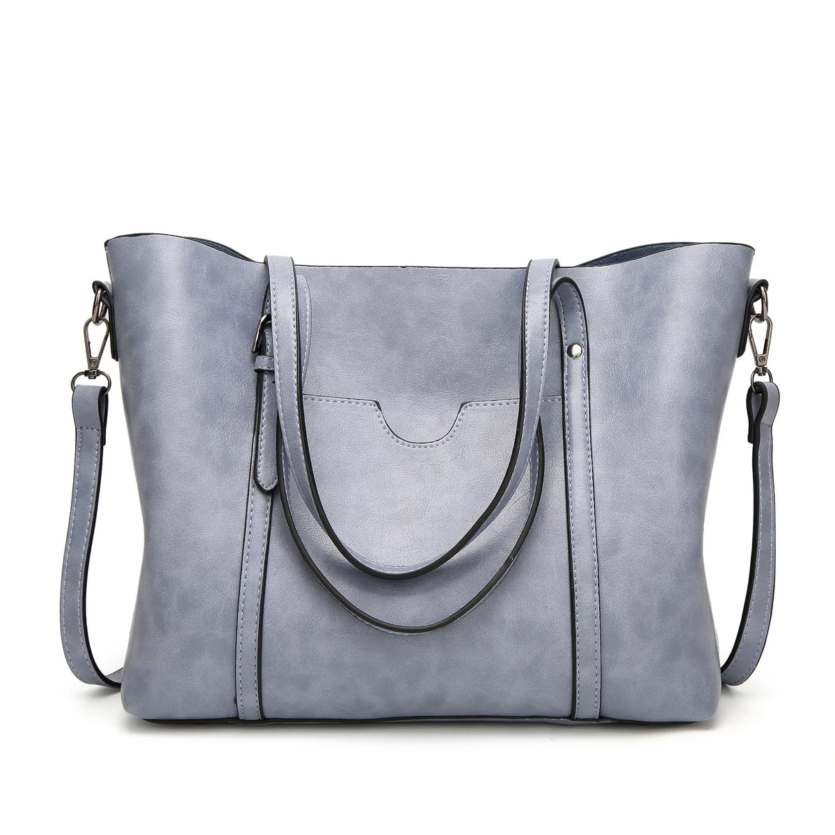 Vintage Oil Wax TPU Shoulder Bag – Hard Shell Tote Crossbody Satchel for Women