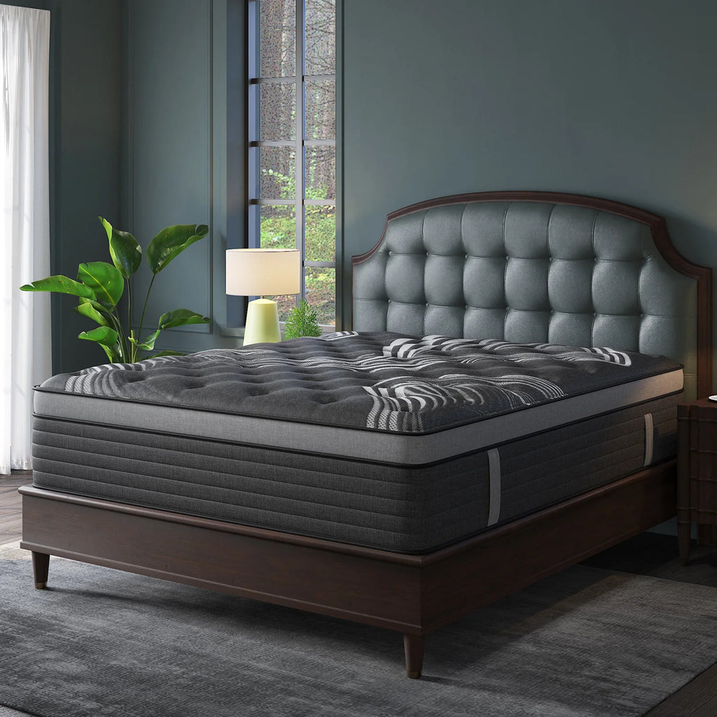 12" Gel Memory Foam Hybrid Pocket Spring Mattress – Medium Firm, Motion Isolation, Twin to King, Boxed