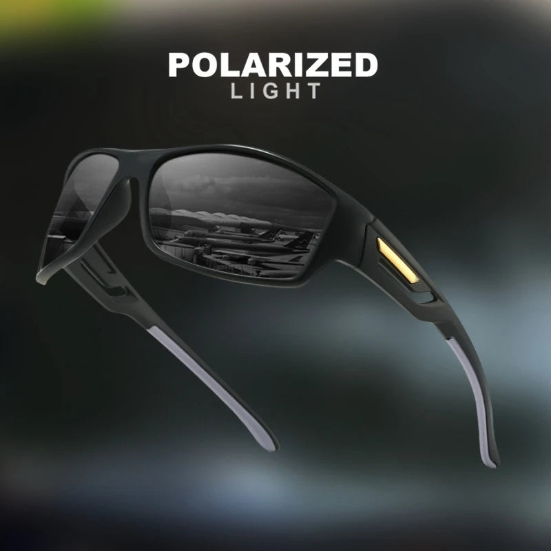 Sports Polarized Sunglasses | Camouflage Wraparound Frame UV400 for Driving & Fishing